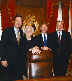 Jeb, Barbara, George W. & George H.W. Bush