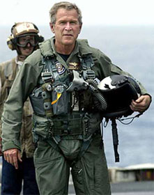 Former Pres. Bush, May 1, 2003