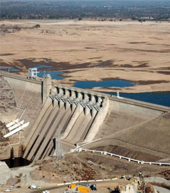 Low California reservoir