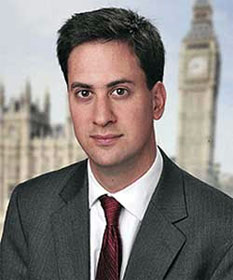 British Labour Party leader Ed Miliband