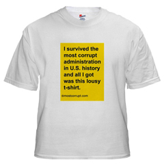 Most corrupt t-shirt
