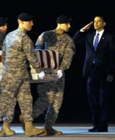 Pres. Obama at Dover AFB