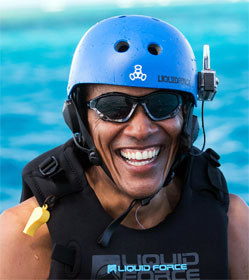 Barack Obama on vacation
