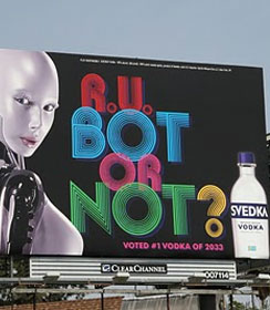 Selling vodka to robots