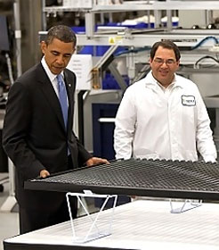 Pres. Obama tours Solyndra
