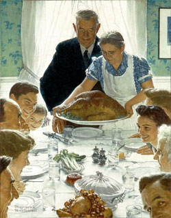 "Freedom from Want" by Norman Rockwell