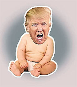 Donald Trump as baby