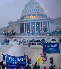  U.S. Capitol attacked by Trump supporters on January 6, 2021