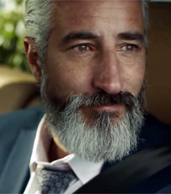Man in Volvo commercial