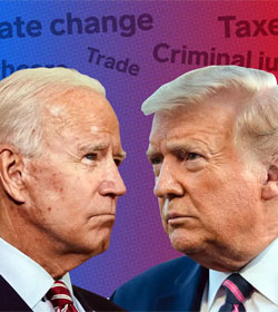 Joe Biden and Donald Trump
