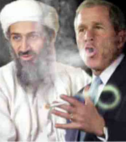 Blowing smoke