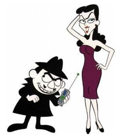 Boris and Natasha cartoon