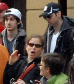 Boston Marathon bombers Dzhokar and Tamerlan Tsarnaev