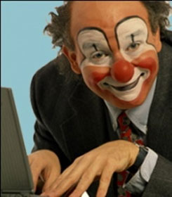 Clown typing