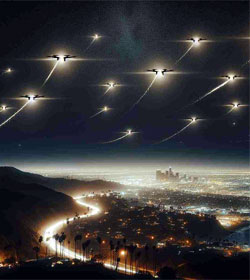 Drones at night