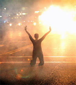 Ferguson MO protester