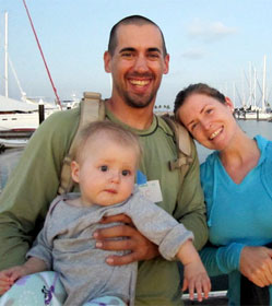 Eric and Charlotte Kaufman with one-year old daughter Lyra