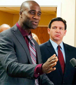 Joseph Ladapo and Ron DeSantis