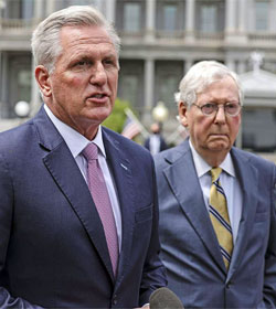 Kevin McCarthy and Mitch McConnell