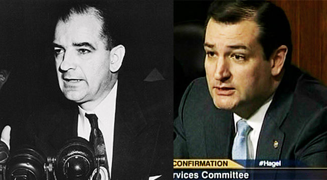 Joe McCarthy and Ted Cruz
