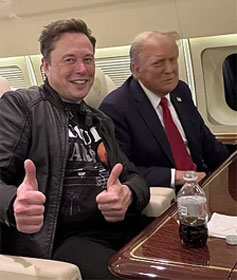 Elon Musk and Donald Trump