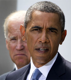 Barack Obama and Joe Biden