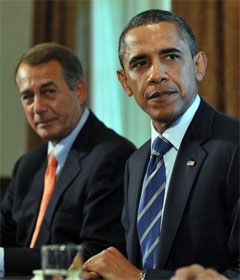 Boehner and Obama