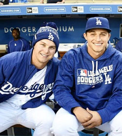 Joc Pederson and Corey Seager