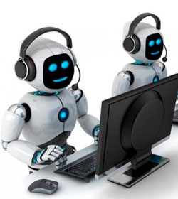 Call center robots