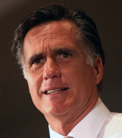 Romney sweating