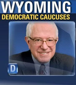 Sanders Wins Wyoming Democratic Caucus