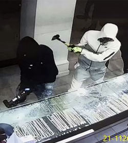 Smash and grab robbers