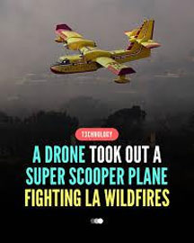 Super Scooper fighting L.A. wildfires