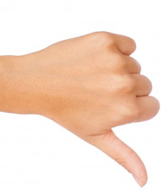 Thumb down