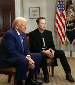 Donald Trump and Elon Musk
