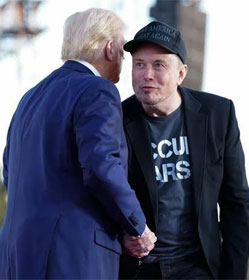 Donald Trump and Elon Musk