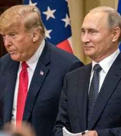 Donald Trump and Vladimir Putin