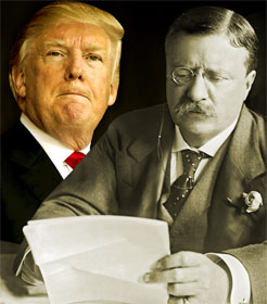 Donald Trump and Teddy Roosevelt