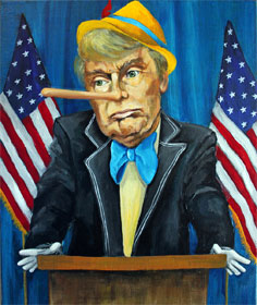 Trump-nocchio by Dana Ellyn