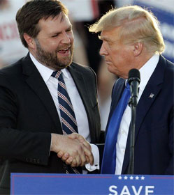 J.D. Vance and Donald Trump